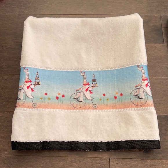 Kitchen Linen Towel Set Chef Design Cartoons Art Colorful - Picture 2 of 7